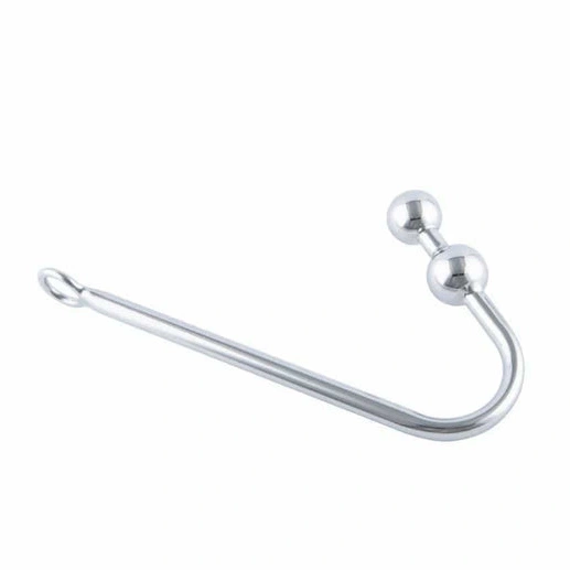 4417 Balls Hook Stainless Steel Two Pleasurable Anal 0809